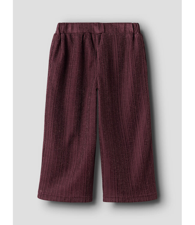 Name it mini 13222823 NMFRISILK WIDE PANT BURGUNDY