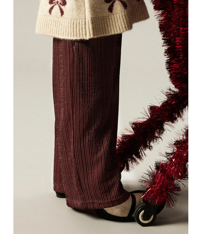 Name it mini 13222823 NMFRISILK WIDE PANT BURGUNDY