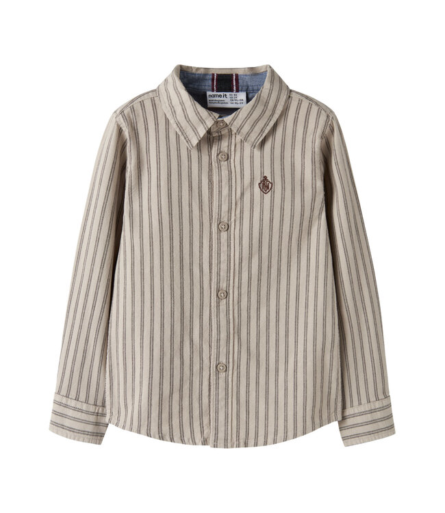 Name it mini 13222842 NMMREKID SHIRT  Thin Stripe Delicioso