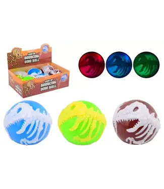 Piraten & Prinsessen Stuiter dino bal met licht