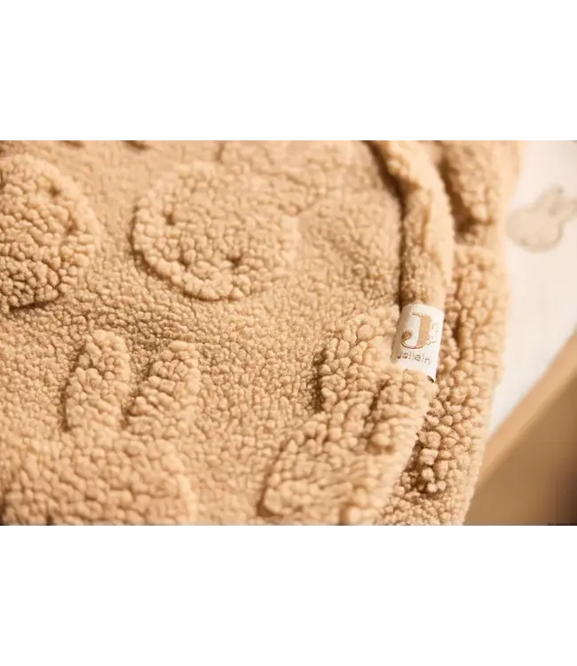 Jollein Wikkeldeken Miffy Jacquard Teddy - Biscuit