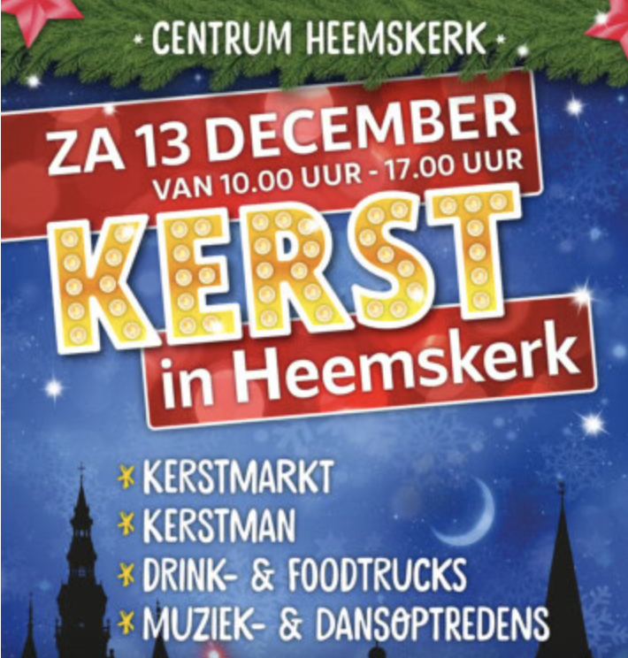 Kom naar onze stuntkraam op de Kerstmarkt