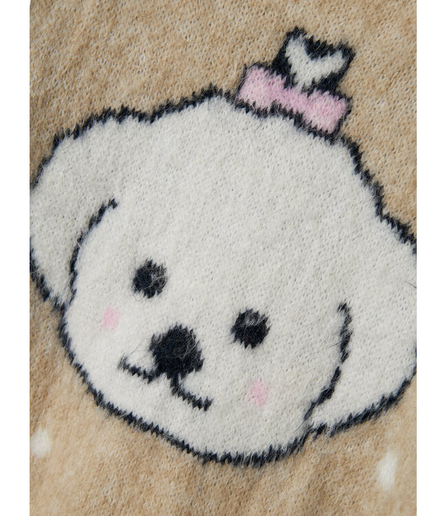 Name it mini NMFNEDE LS KNIT Brown 13246529