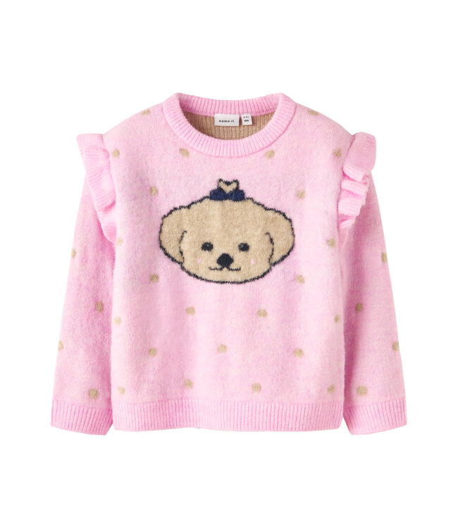 Name it mini NMFNEDE LS KNIT Pink 13246529