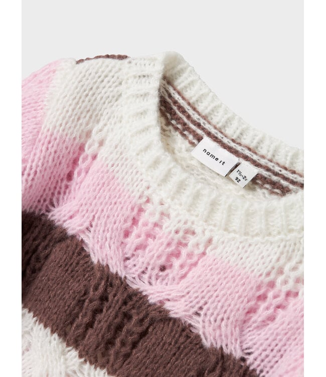 Name it mini NMFNIBO LS KNIT Peppercorn 13246515