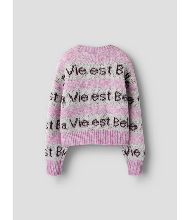 Name it NKFNALA LS KNIT Pink 13254488