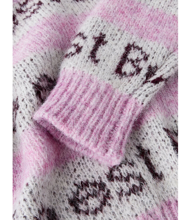 Name it NKFNALA LS KNIT Pink 13254488