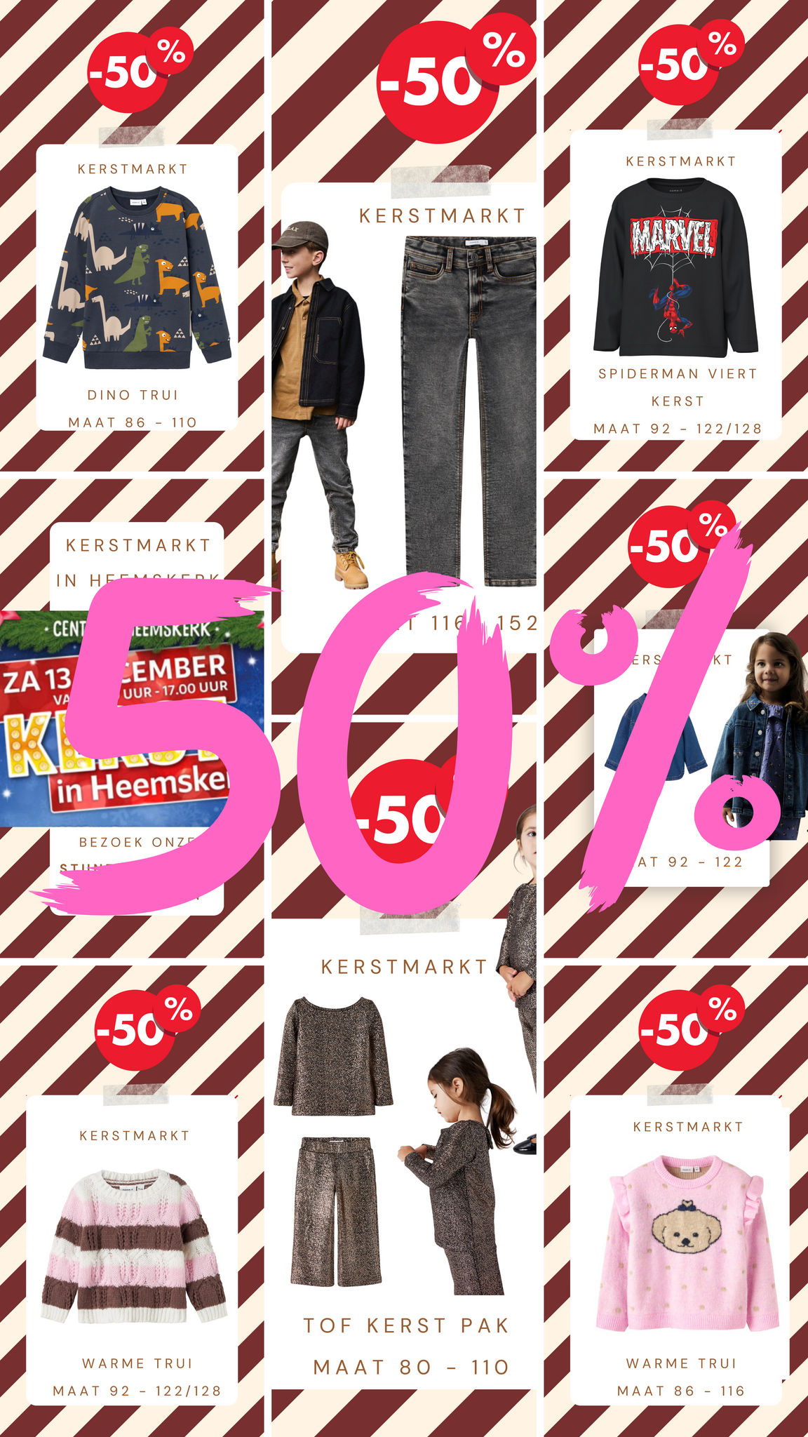 Kom naar onze stuntkraam op de Kerstmarkt