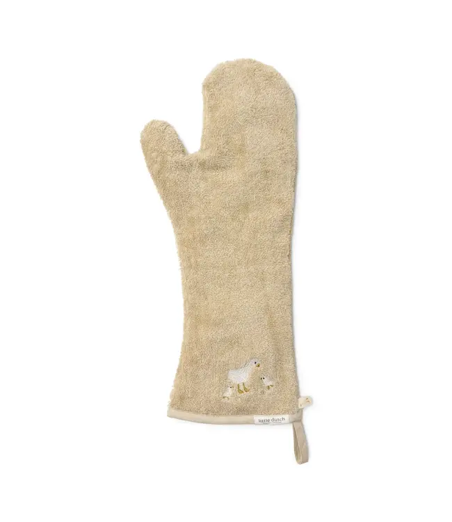 Little Dutch Lange washand - Beige - Newborn Naturals - Little Goose