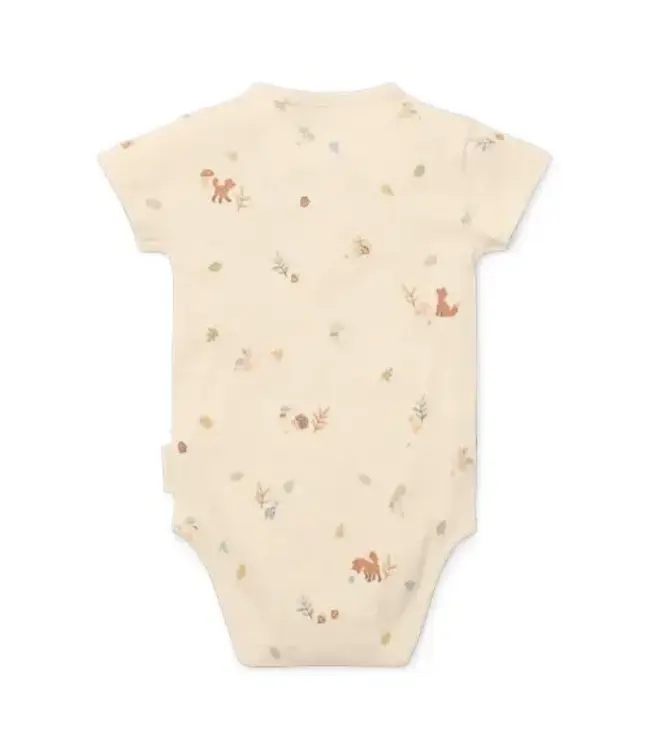 Little Dutch Romper korte mouw - Zand - Forest Friends