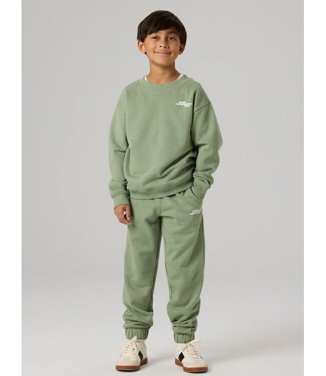 Name it 13258462 - NKMSHANEY RLX SWE PANT - Hedge Green