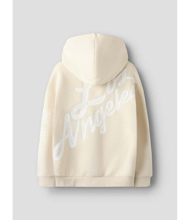 Name it Kinder sweater met capuchon - NKMRUBEN - Brazzilian Sand