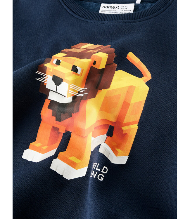 Name it mini 13257767 - NMMSIGURT LS NREG SWE- Navy Blazer