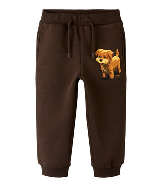 Name it mini Kinder joggingbroek -  Seal Brown