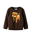 Name it mini Coming soon - sweater - Seal Brown