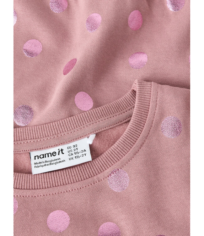 Name it mini Kindersweater - 13258534 NMFSORELLA - Nostalgia Rose