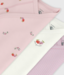 Petit Bateau 3 katoenen babyoverslagrompertjes fruitprint  korte mouw