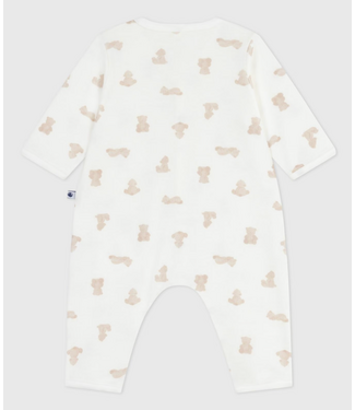 Petit Bateau Katoenen babypyjama genderneutraal beertjesprint