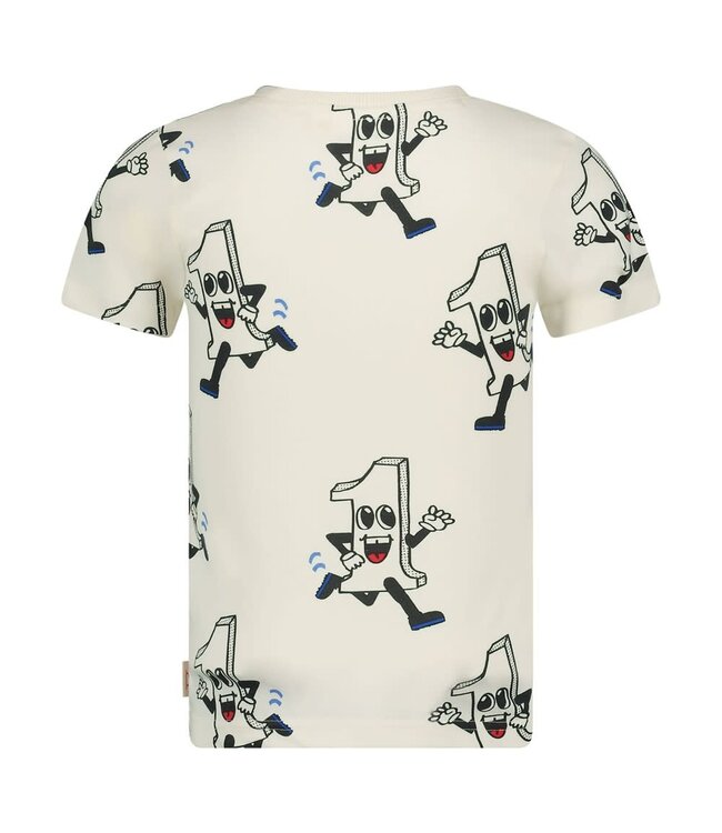 Sturdy 71700478 T-shirt AOP - Run the Day Offwhite