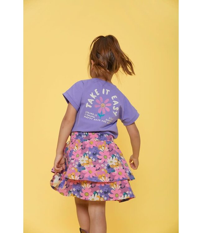 Jubel 90600315 Rok AOP - Rolling into Spring Roze