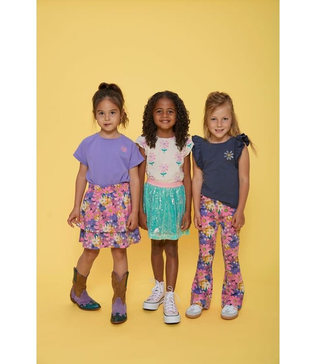 Jubel 90600317 Pailetten rok - Rolling into Spring Groen