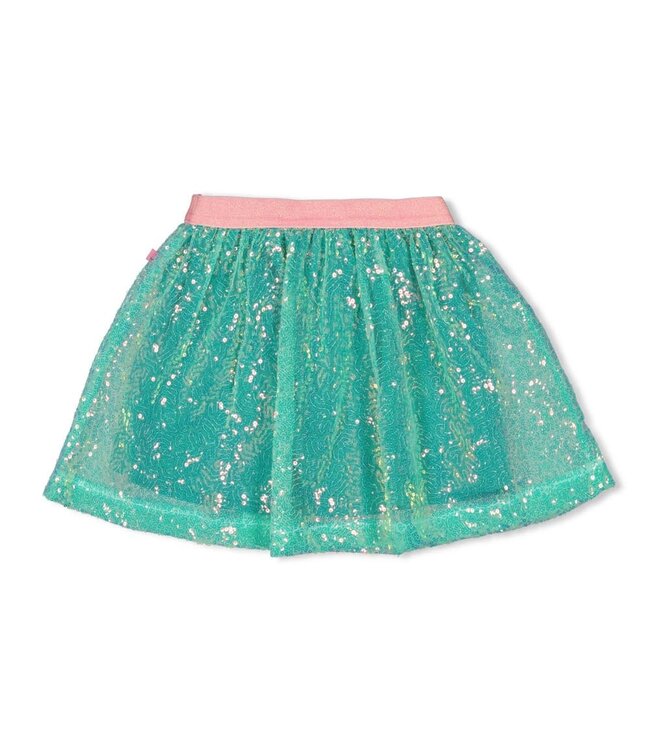 Jubel 90600317 Pailetten rok - Rolling into Spring Groen