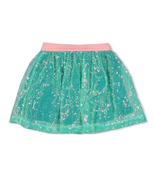 Jubel 90600317 Pailetten rok - Rolling into Spring Groen