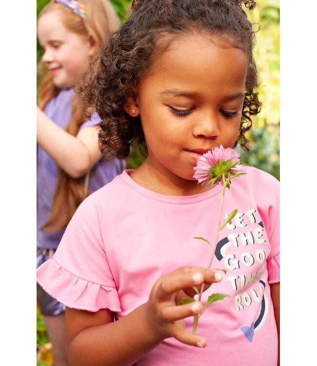 Jubel 91700429 T-shirt - Rolling into Spring Roze
