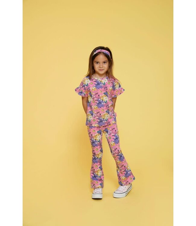 Jubel 91700431 T-shirt AOP - Rolling into Spring Roze