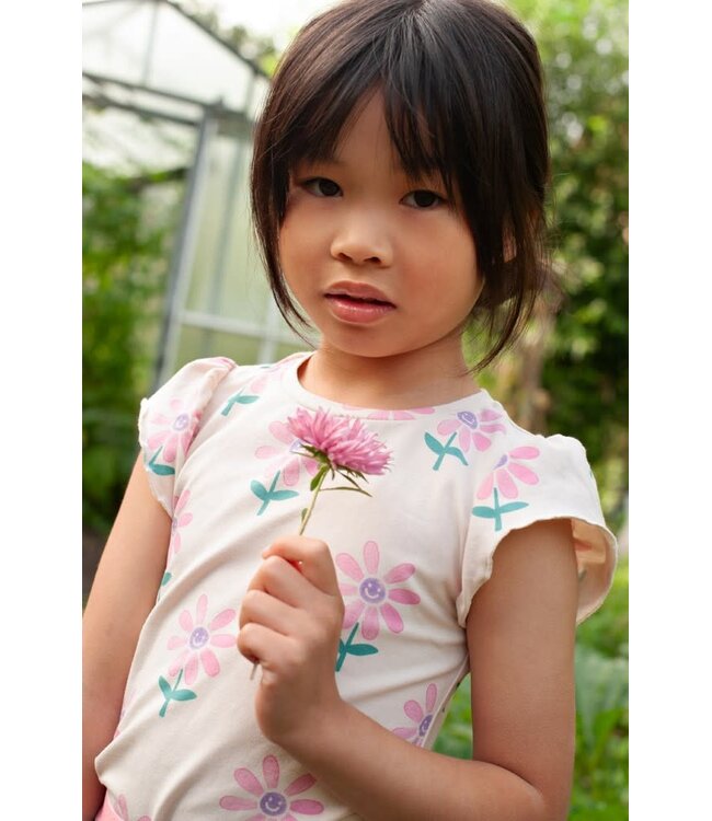 Jubel 91700427 T-shirt AOP - Rolling into Spring Offwhite