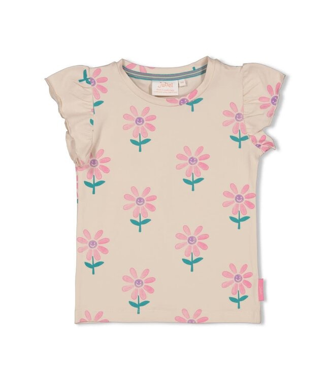 Jubel 91700427 T-shirt AOP - Rolling into Spring Offwhite