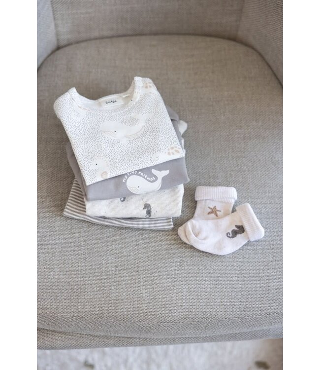 Feetje 51602689 Longsleeve AOP - Sea Sweeties Grijs