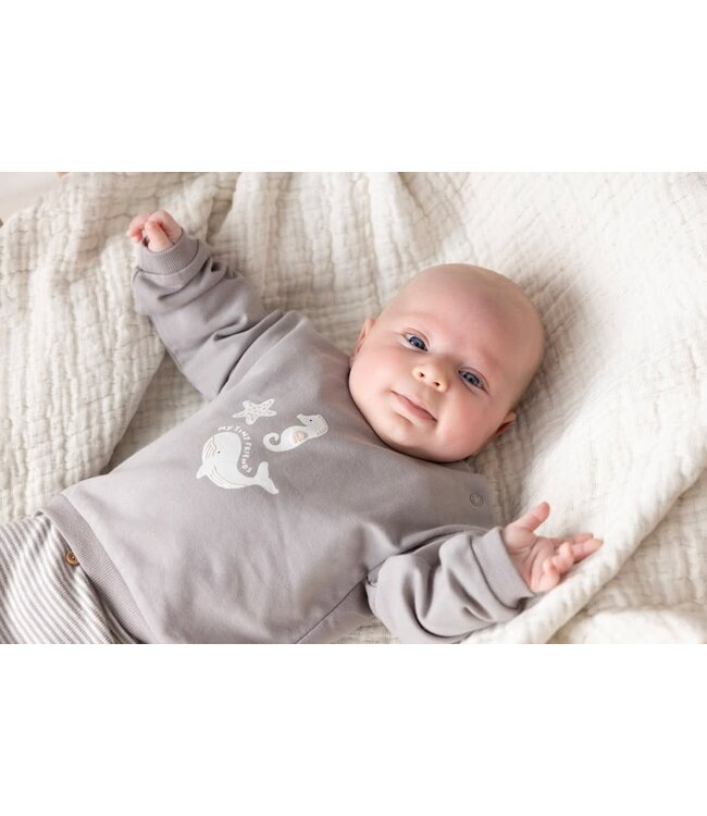 Feetje 51602691 Sweater oversized - Sea Sweeties Grijs