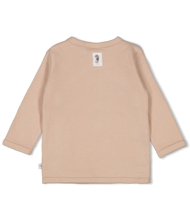 Feetje 51602693 Overslagshirt rib - Sea Sweeties Zand