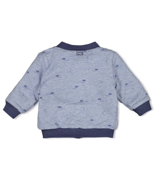 Feetje 51300548 Omkeerbaar bomberjack - Blue Ocean Indigo