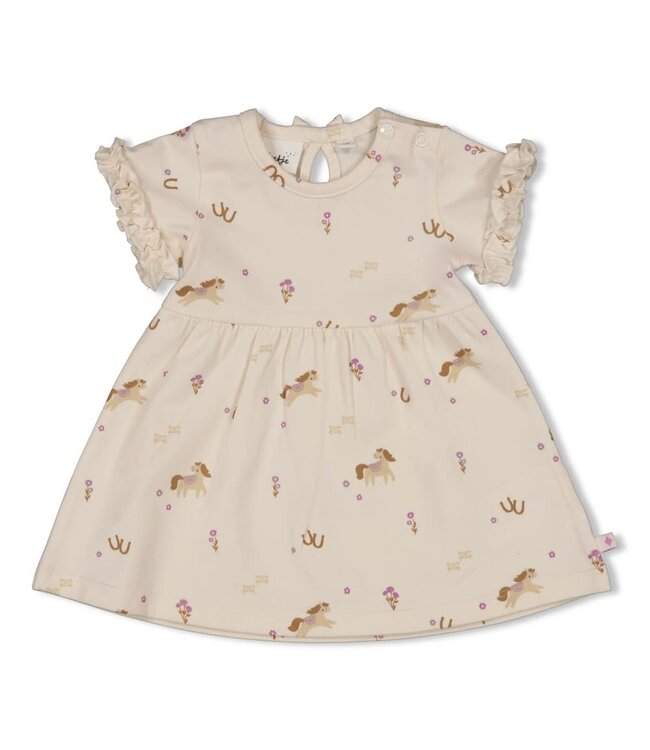 Feetje 51400576 Jurk AOP k/m - Flower Ranch Offwhite