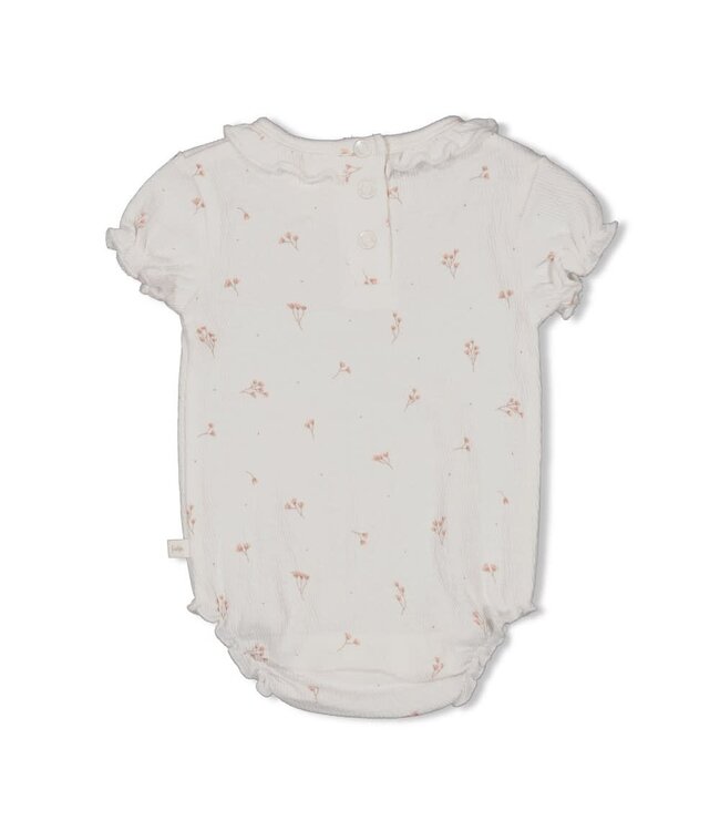 Feetje 50200259 Romper crinkle AOP k/m - Delicate Flower Offwhite