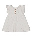 Feetje 51400579 Jurk crinkle AOP k/m - Delicate Flower Offwhite