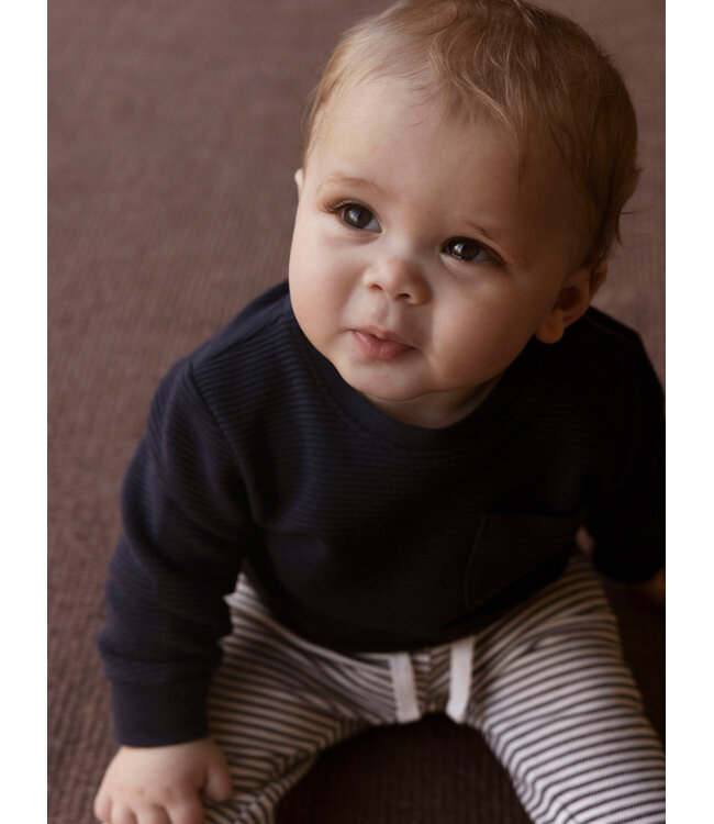 Name it baby 13252704 - NBMBALDRIAN LS O-NECK - Navy Blazer