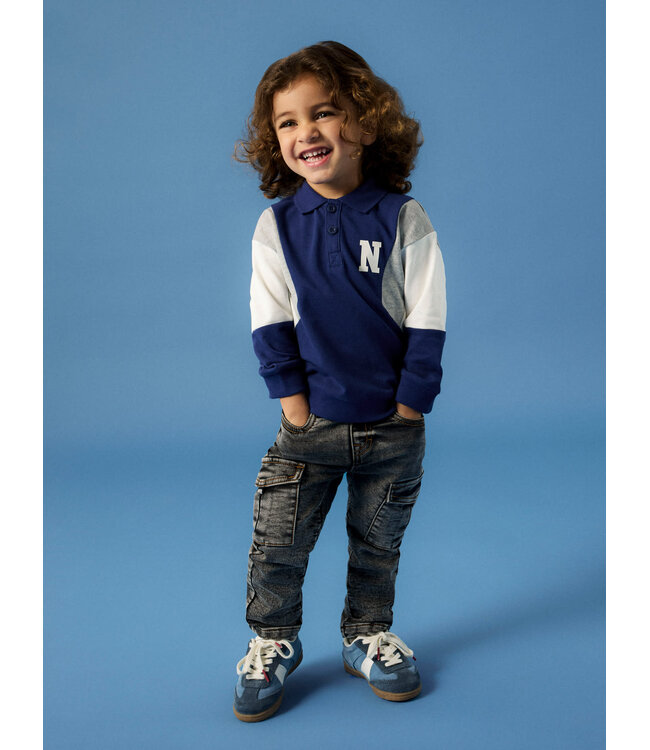 Name it mini 13246390 NMMSILAS SLIM CARGO BRU JEANS 3575-BH N Dark Grey Denim