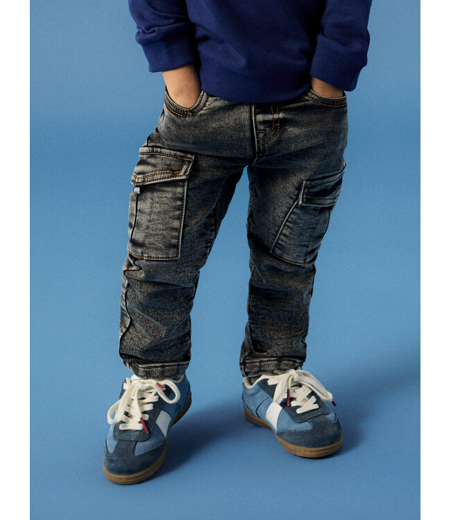 Name it mini 13246390 NMMSILAS SLIM CARGO BRU JEANS 3575-BH N Dark Grey Denim