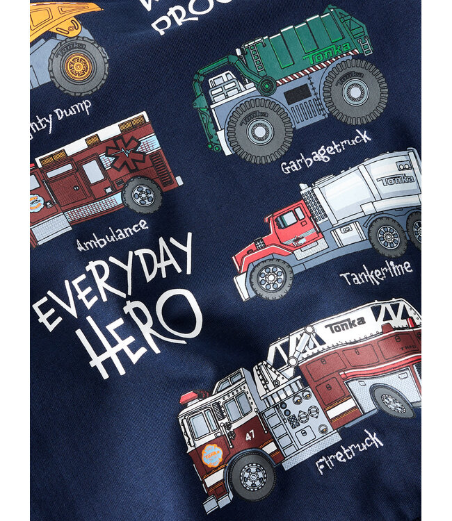 Name it mini 13249578 NMMORSON TONKA NREG SWEAT BRU CPLG Navy Blazer