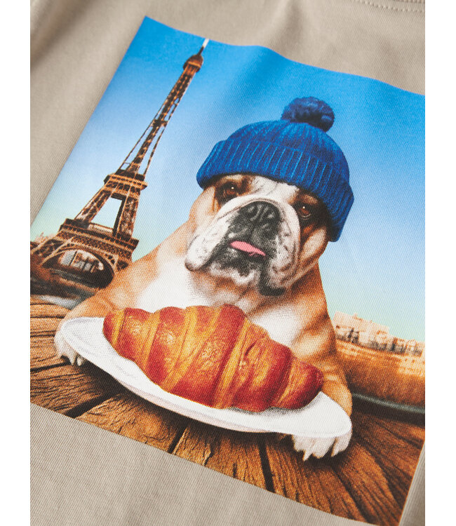 Name it mini 13238400 NMMVOTO LS NREG TOP Island Fossil Dog Paris