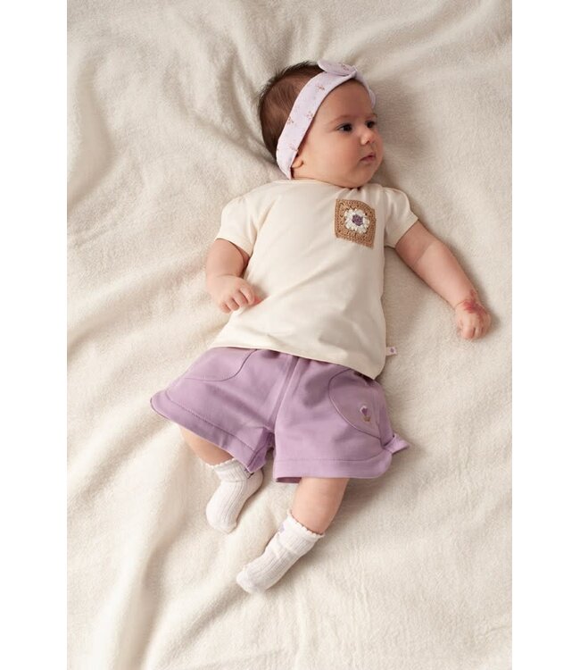 Feetje Haarband 53100726 AOP - Flower Ranch Lila