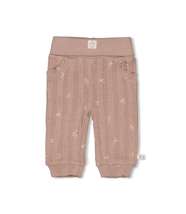 Feetje 52202500 Broek pointelle rib AOP - Delicate Flower