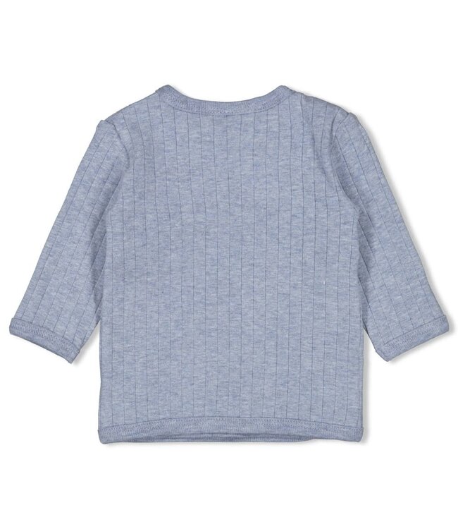Feetje 51602720 Overslagshirt rib - Blue Ocean