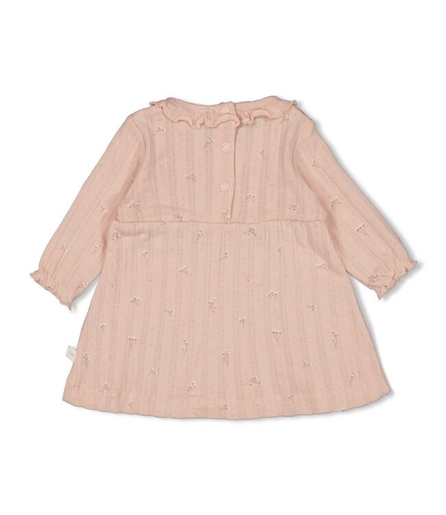 Feetje 51400578 Jurk pointelle rib AOP - Delicate Flower