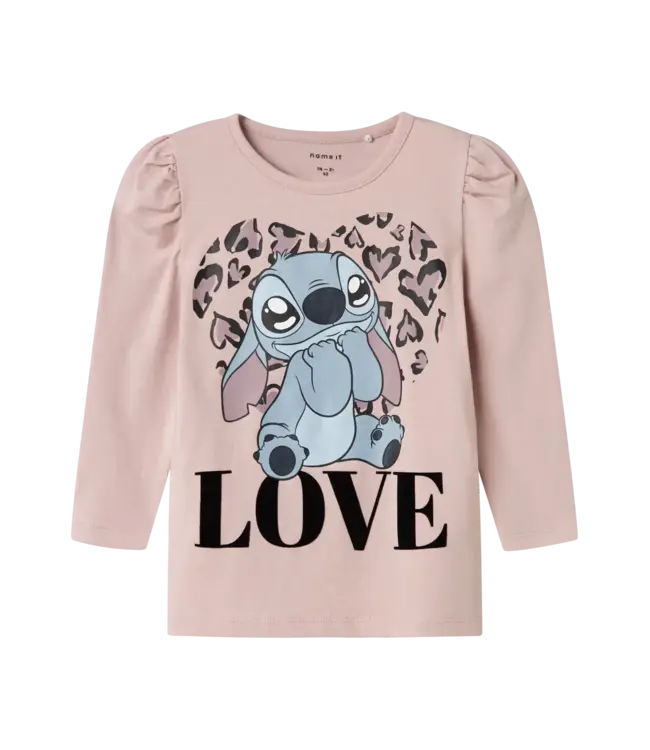 Name it mini 13244778 NMFJAMIN STITCH LS TOP Burnished Lilac