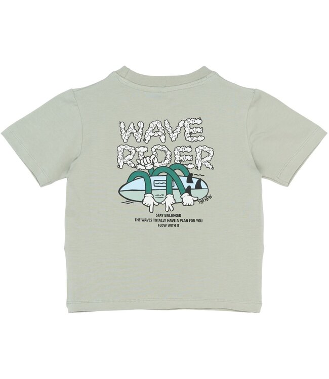 The New TNST6801 TNSTSigurd S_S Tee Aqua gray
