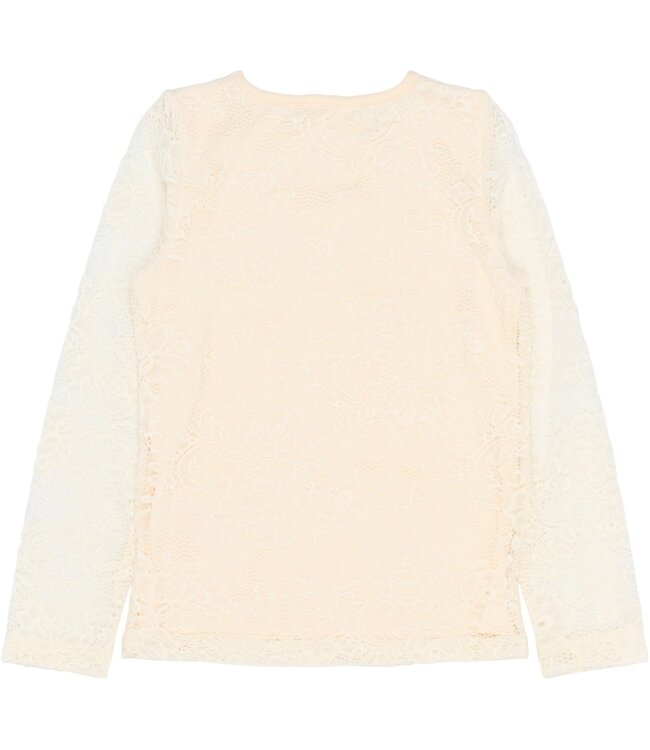 The New TN6791 TNSybil L_S Lace Tee Gardenia